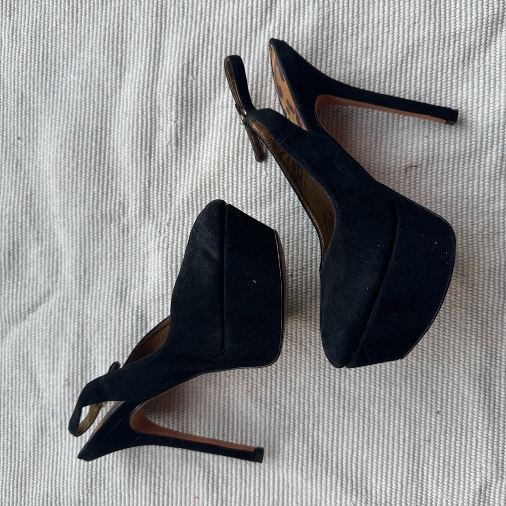 Sam Edelman Black Platform Heels